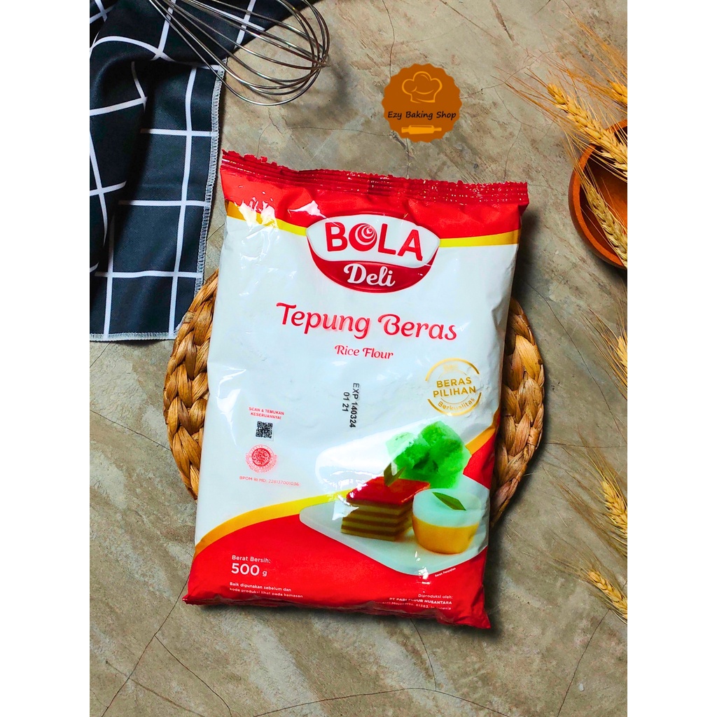 Jual Tepung Beras Bola Deli 500gr Shopee Indonesia