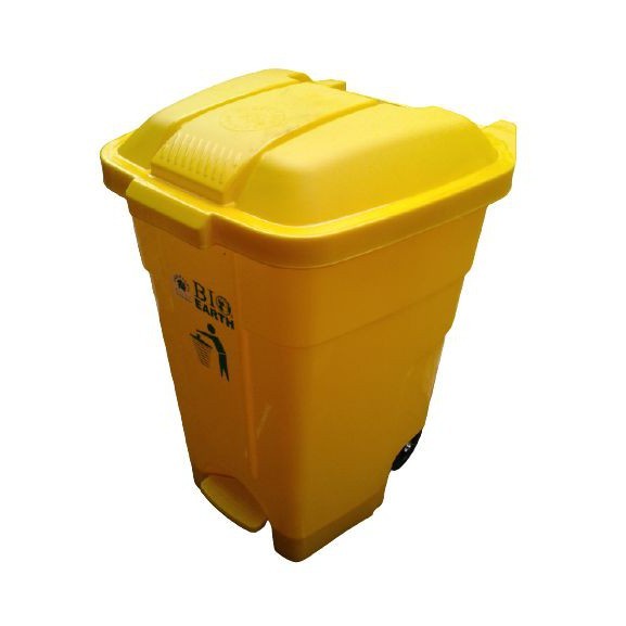 Jual Tempat Tong Sampah Injak Dengan Roda Besar 45Liter Big Earth Gren ...