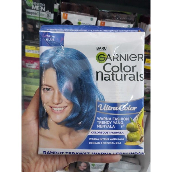 Jual garnier color naturals ultra color true blue 30ml+30gr | Shopee ...