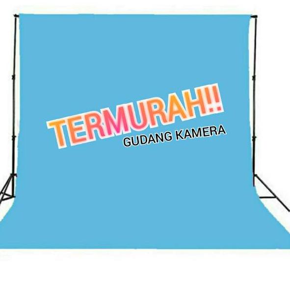 Jual Murah Surprise ALL NEW ITEMS!! Background Foto Latar Biru Muda ...