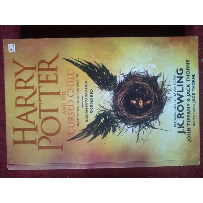 Jual Novel Harry Potter: The Cursed Child indo ver by JK. Rowling ...