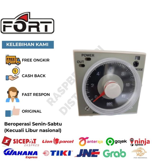 Jual TIMER FORT ModeL OMRON H3CR-A8 1.2s to 300h 24-240 VAC/DC | Shopee ...