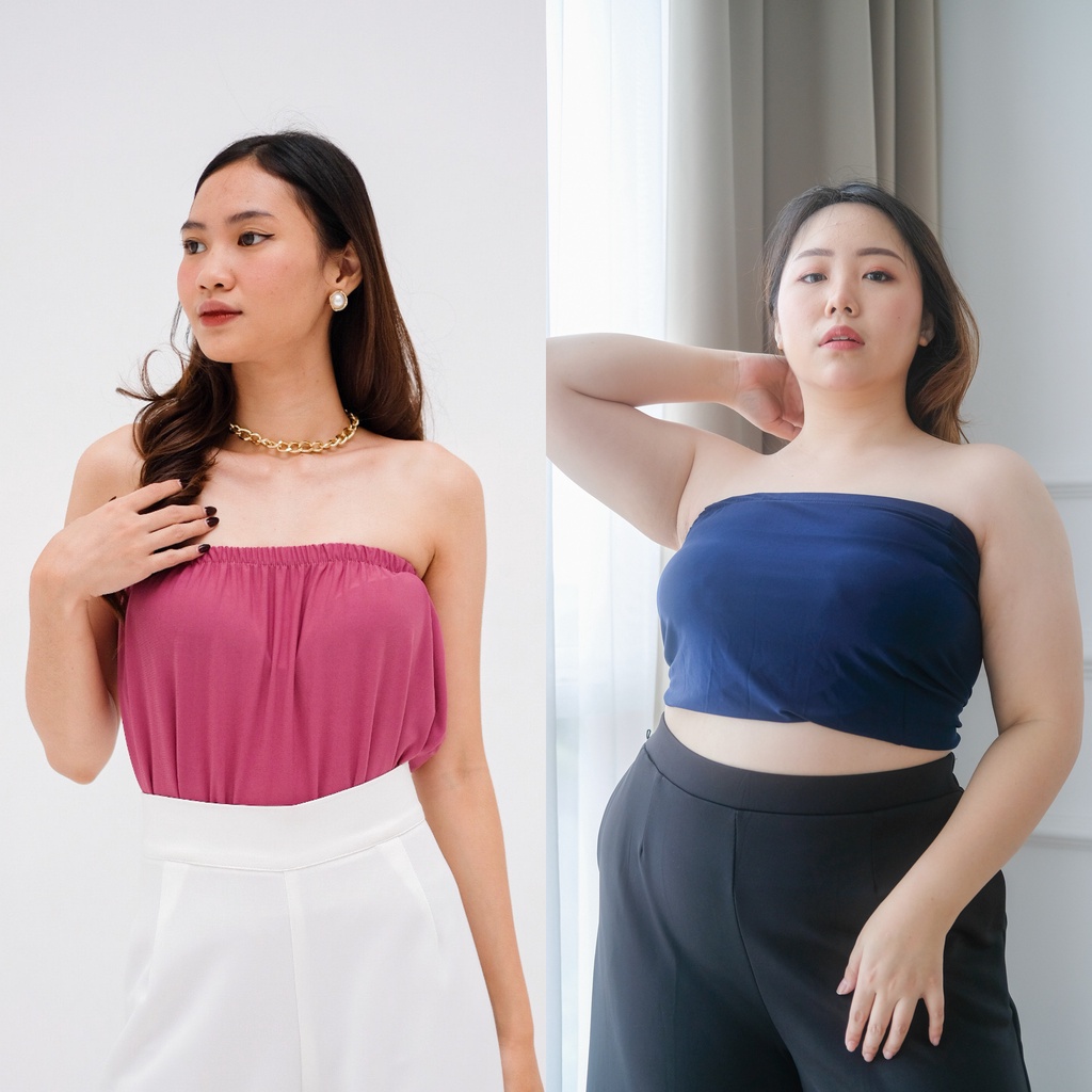 Jual Kemben Tube Top Crop Top Tanktop Kemben Camisole Bahan Strech