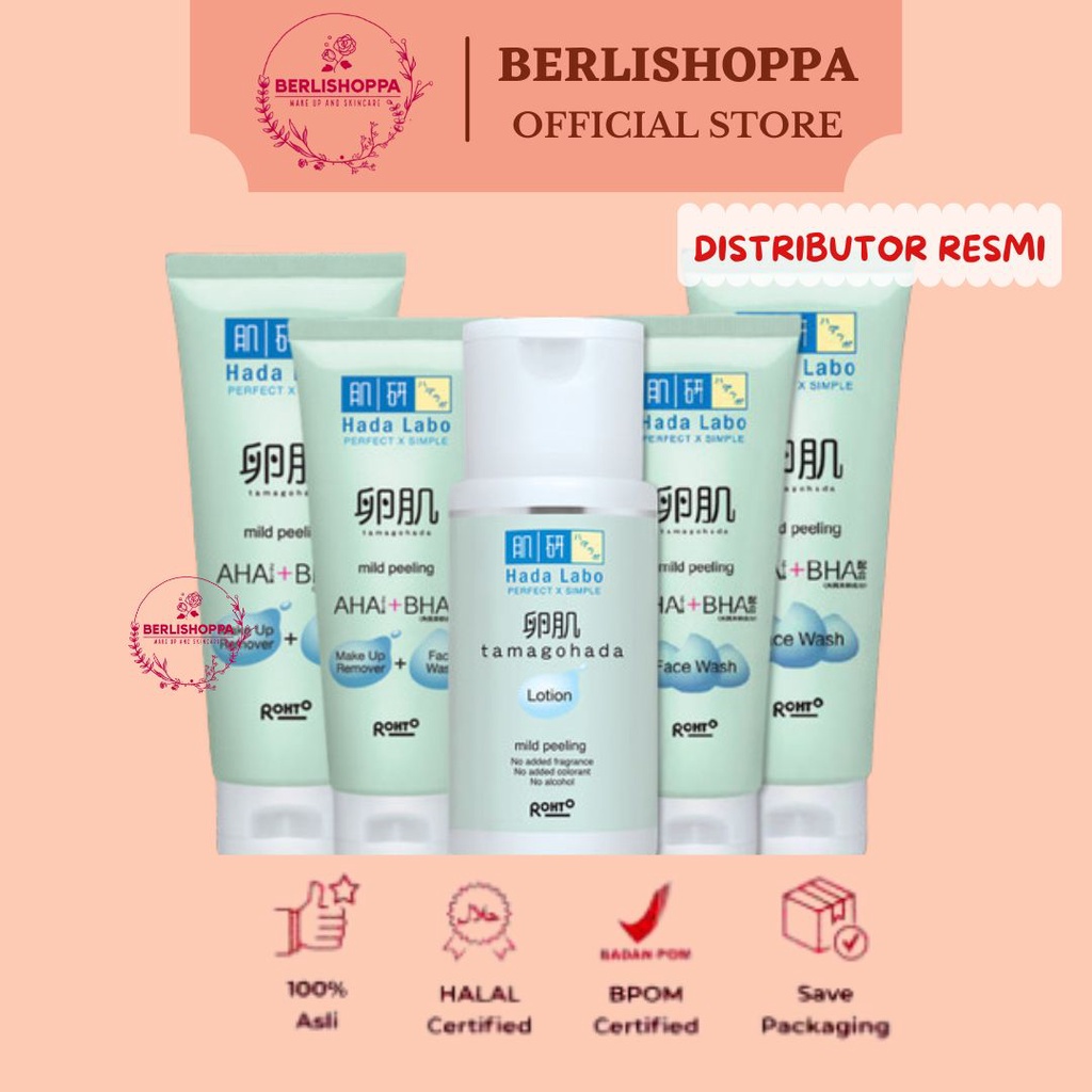 Jual Hada Labo Tamagohada Series Mild Peeling Face Wash Peeling Lotion Face Wash Make Up
