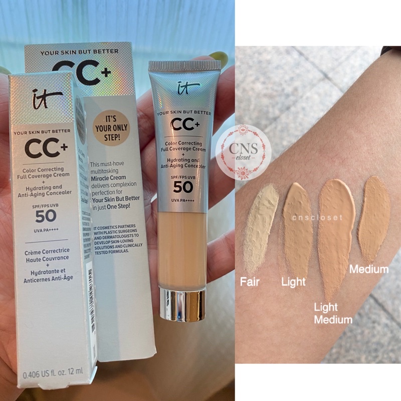 cc cream it cosmetics travel size