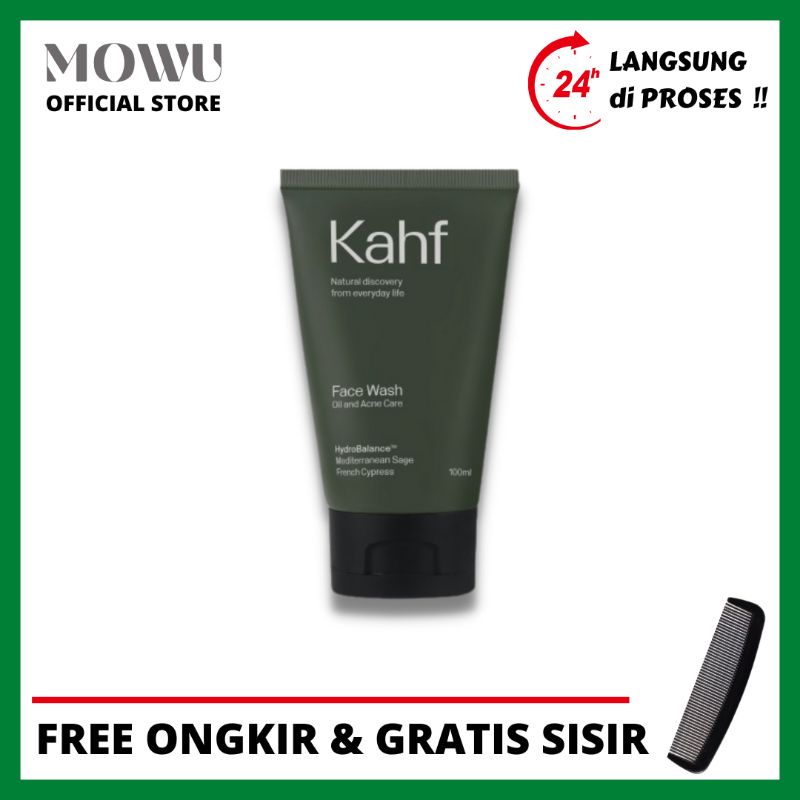 Jual Kahf Face Wash Oil and Acne Care 100 Ml Sabun Muka Wajah Pria