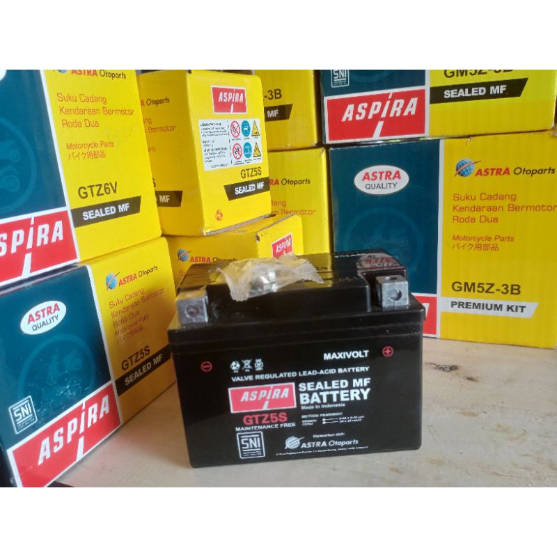Jual Accu/Aki_Aspira_Astra_Otoparts | Shopee Indonesia