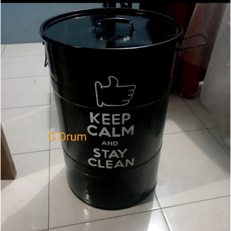 Jual Drum Besi Tong Sampah Kapasitas Kg Ember Pail Shopee Indonesia