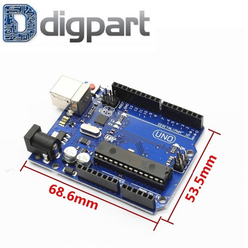 Jual UNO R3 Atmega 328P-PU Atmega 16U2 DIP + USB Cable | Shopee Indonesia