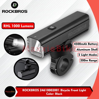 ROCKBROS RHL Bike FrontLight 400 Lumens 2000mAh IPX6 Waterproof