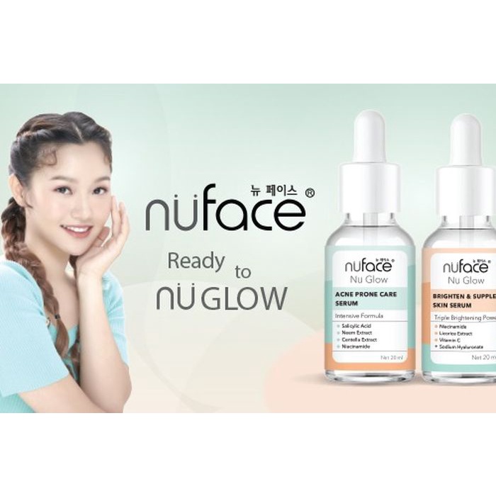 Jual Nuface Nu Glow Face Serum - Brighten & Supple / Acne Prone / Hydra ...