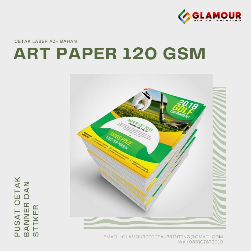 Jual Cetak Kertas Art Paper 120gsm / Hvs 100gsm Shopee Indonesia