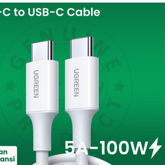 Jual UGREEN Kabel Fast Charging 100W 5A USB Type C to C 1M 2M PD QC ...