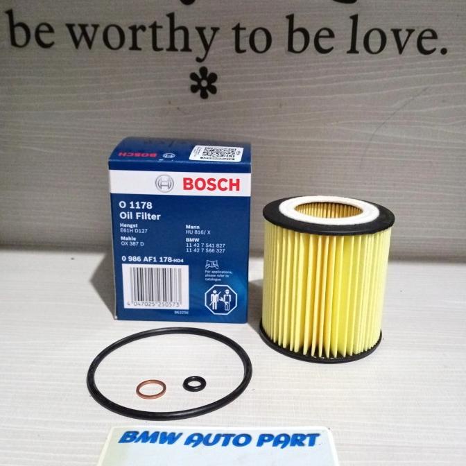 Jual filter oli mesin BMW N20 F30 F10 E90 E60 Merk Bosch | Shopee Indonesia