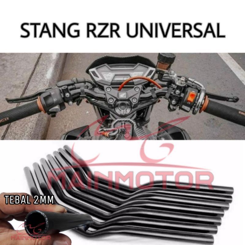 Jual STANG YAMAHA RZR UNIVERSAL PNP CB150R VIXION SATRIA FU | Shopee ...