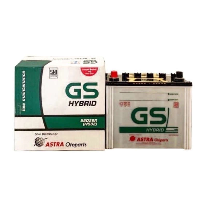 Jual Aki GS Astra Hybrid/MF N50Z 60 Ampere Untuk Kijang Grand/New Dyna