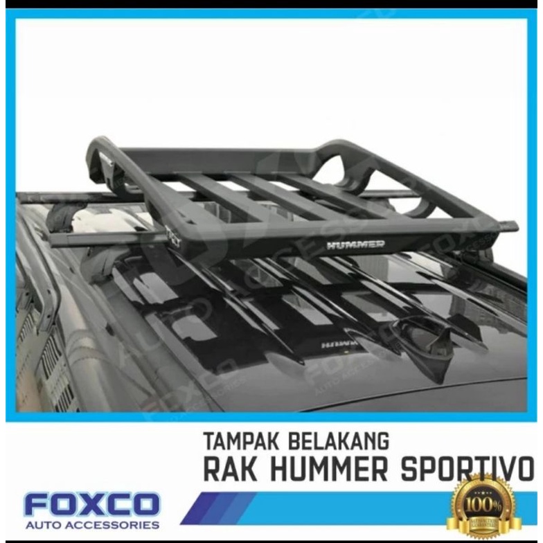 Jual ( GRAB / GOCAR / TRUCKING ) RAK HUMMER BAGASI UNIVERSAL RACK ROOF ...