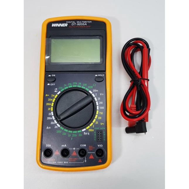 Jual WINNER DT9205A ( layar gerak ) Digital Multimeter Jumbo