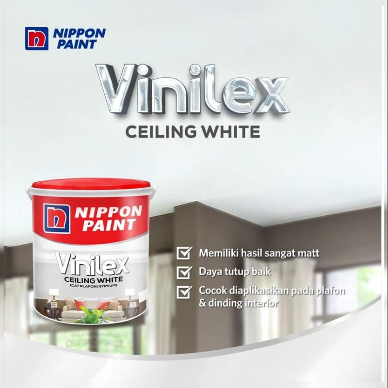 Jual Vinilex Ceiling White Plafon Dan Gypsum Shopee Indonesia