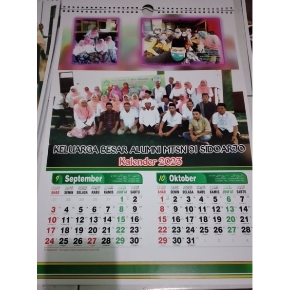 Jual Kalender Custom isi 6 lembar | Shopee Indonesia