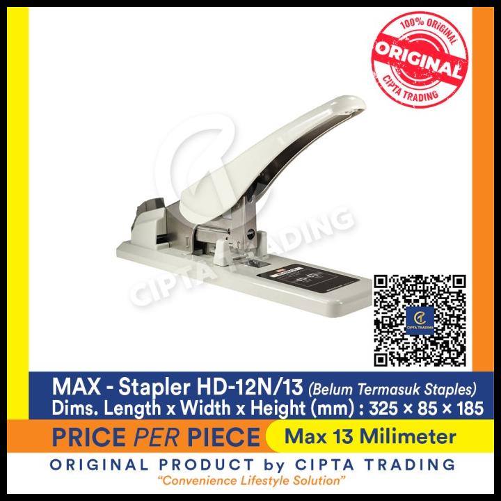 Jual Stapler Max Heavy Duty Stapler Hd12N/13 ( Hd12N/13 ) Shopee Indonesia