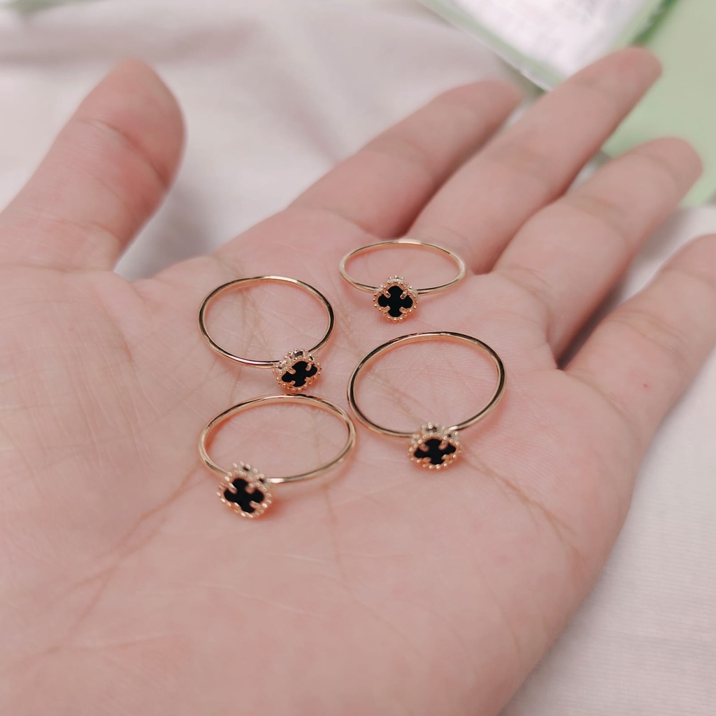 Jual cincin van klip unik kekinian emas asli 375(8k) | Shopee Indonesia