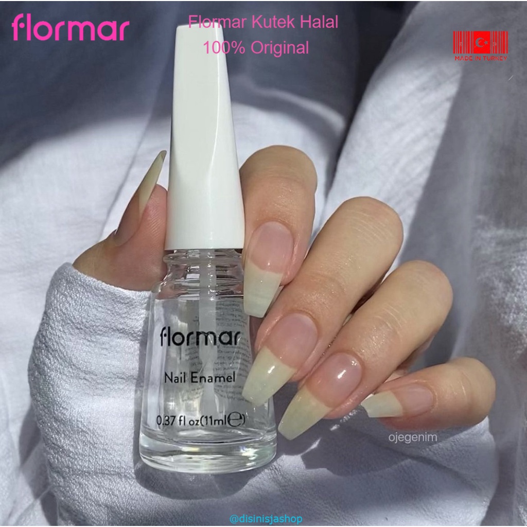 Jual 301 GLASS EFFECT NAIL POLISH FLORMAR NEW FORMULA MAXI BRUSH