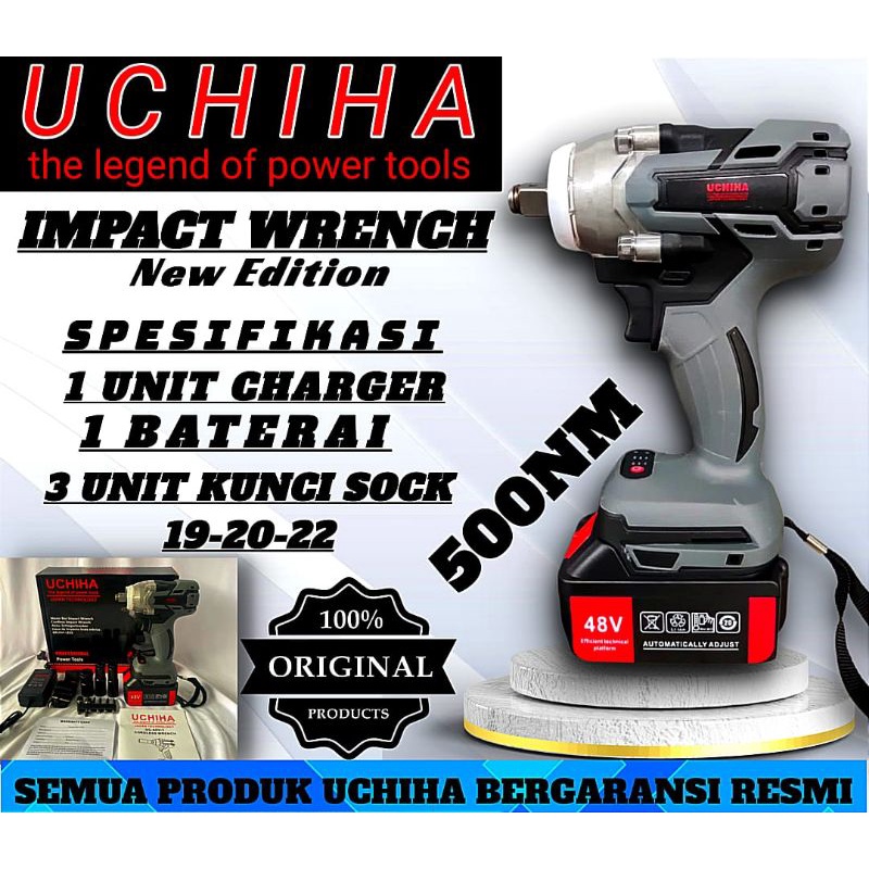 Jual Impact Wrench Mesin Bor Pembuka Baut Roda Mobil Motor 48v 1batrai ...