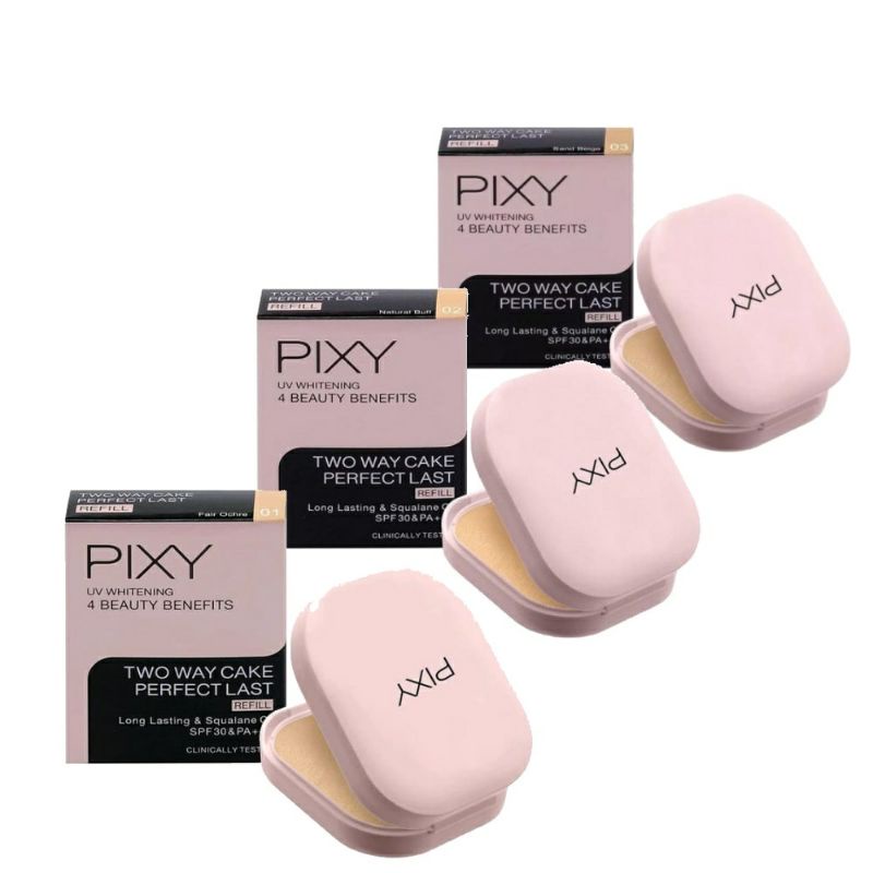 Jual FIXY TWO WAY CAKE PERPECT LAST REFILL | Shopee Indonesia