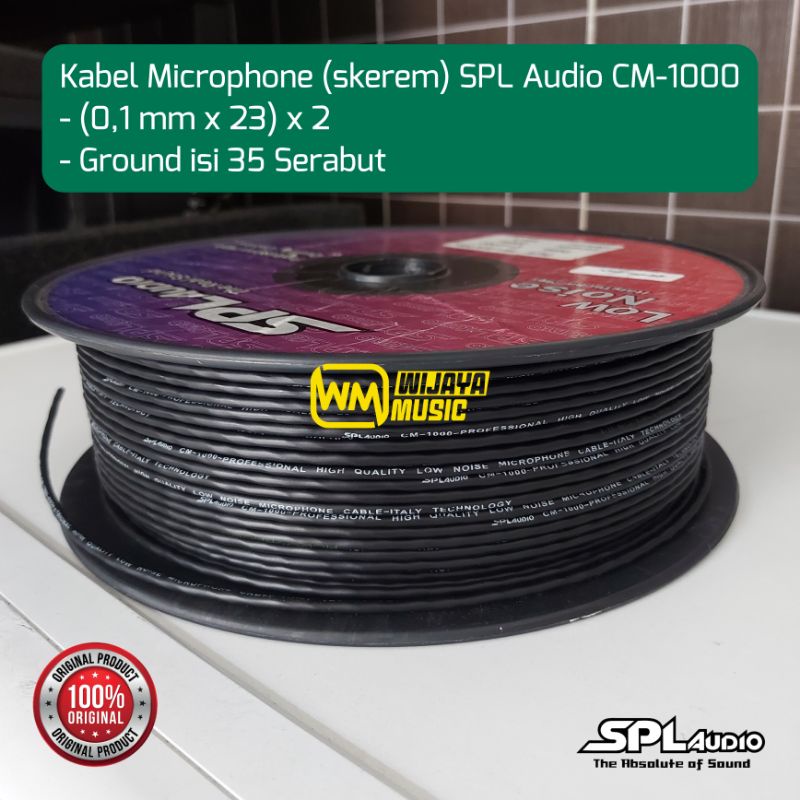 Jual Kabel Microphone Skerem SPL Audio CM1000 Panjang 10 Meter Harga