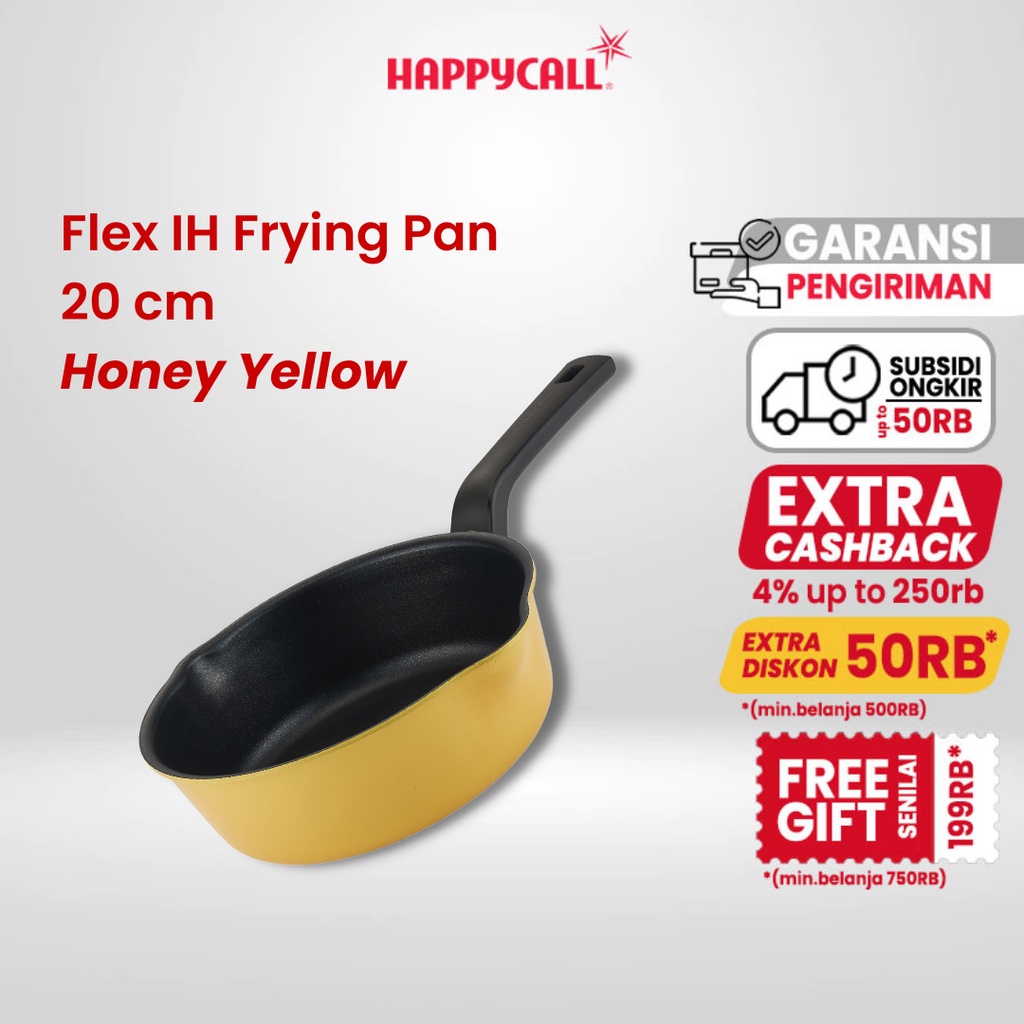 Happycall IH Flex Pan 3 in 1 - 20cm Black with lid