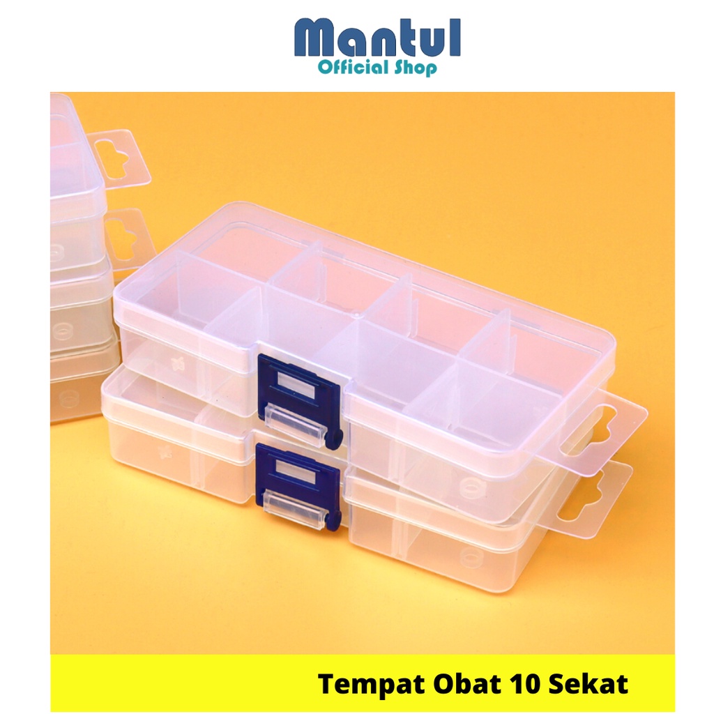 Jual Mantul Kotak Obat Sekat Tempat Penyimpanan Obat Sekat Shopee Indonesia