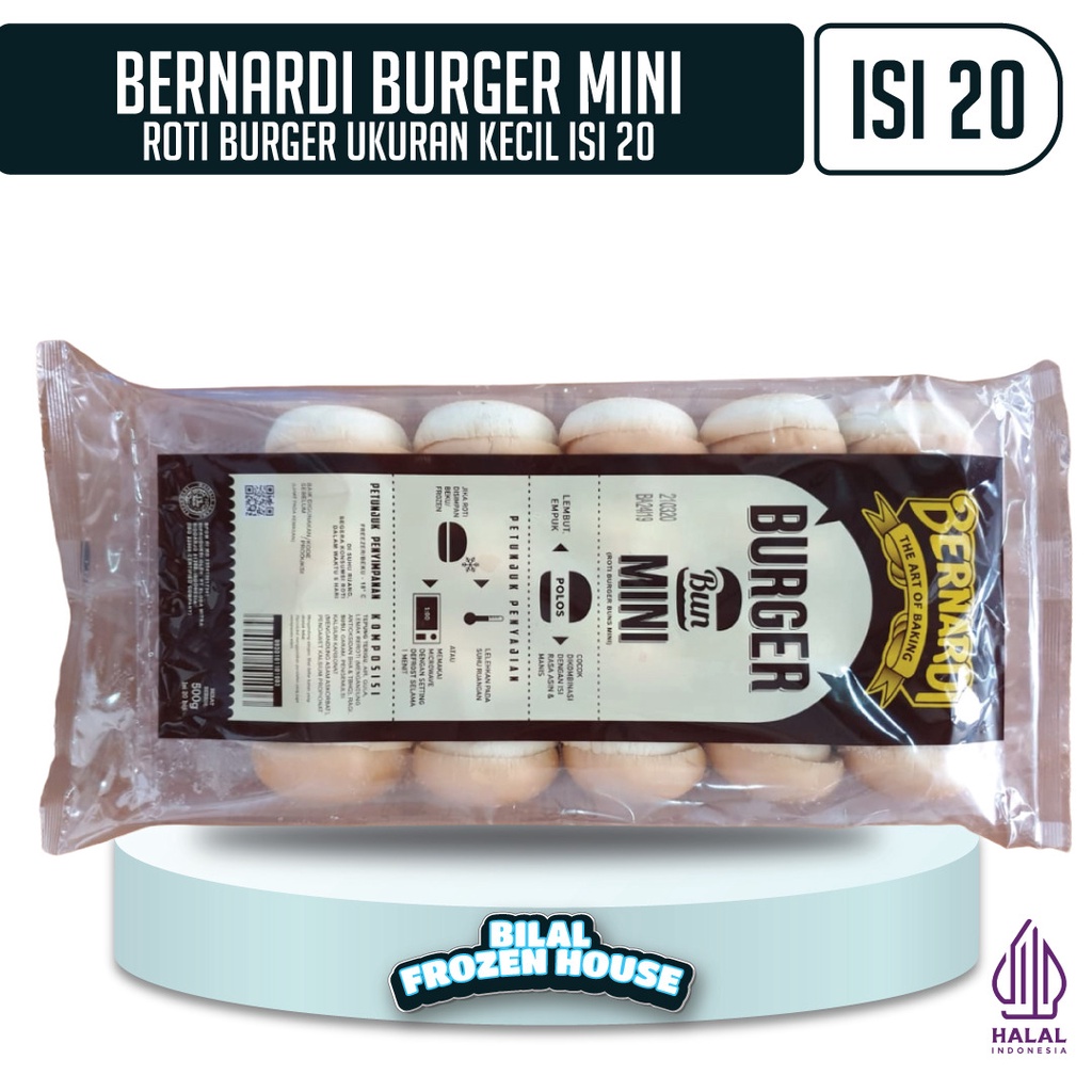Jual Bernardi Roti Burger Mini - Roti Burger Mini Isi 20 PCS | Shopee ...