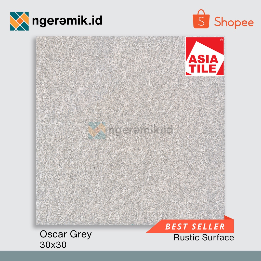 Jual Keramik Lantai Kasar 30x30 Asia Tile Oscar Grey Black 30x30 Keramik Kasar Garasi Keramik 5240