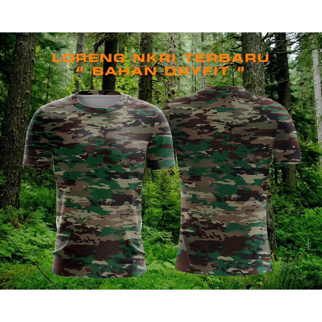 Jual Diskon Besar Besaran Kaos Jersey Tni Ad Loreng Terbaru 2022 Baju Kasad Dalaman Pdh Pdl 