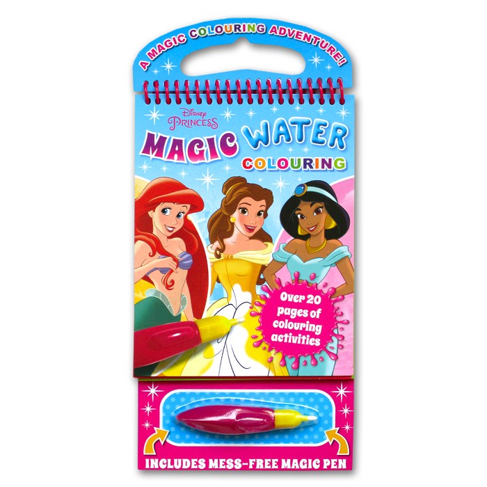 Jual Book Disney Princess Magic Water Colouring Pad Over 20 Pages Of Colouring | Shopee Indonesia