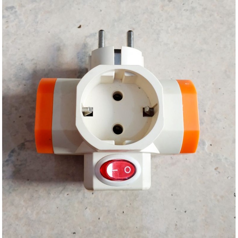 Jual Steker T arde+ switch on/off VISICOM | Shopee Indonesia
