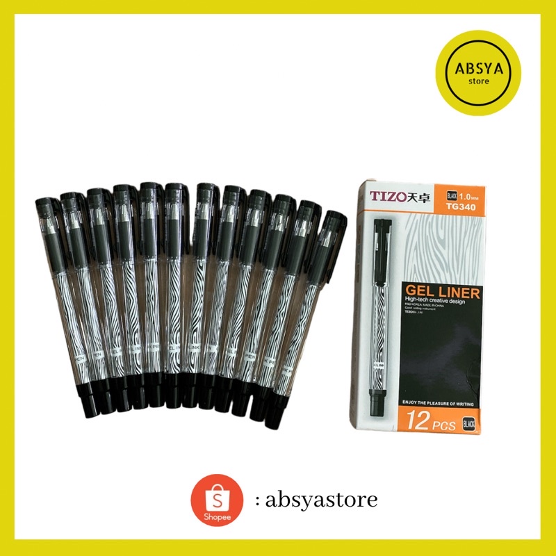 Jual Pulpen Gel Pen Gel Tizo Mm Pulpen Tanda Tangan Shopee