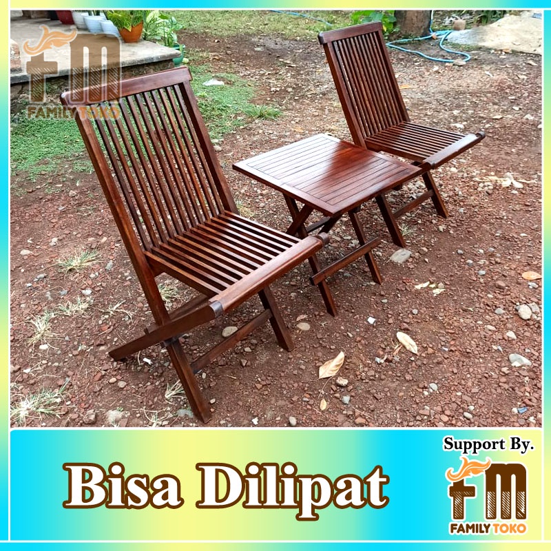 Jual Meja Dan Kursi Lipat Serbaguna Bisa Untuk Teras Cafe Makan Outdoor ...