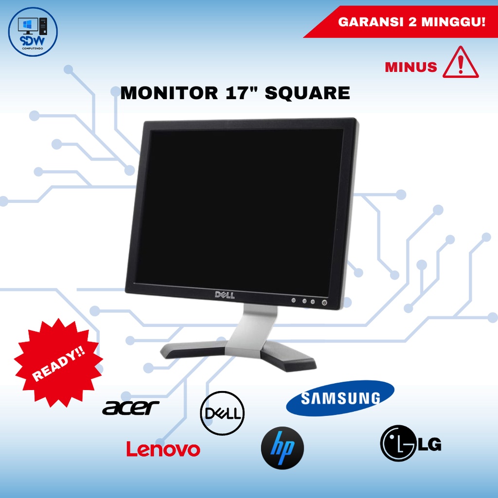 Jual Monitor 17 inch Square (Minus Baret) Shopee Indonesia