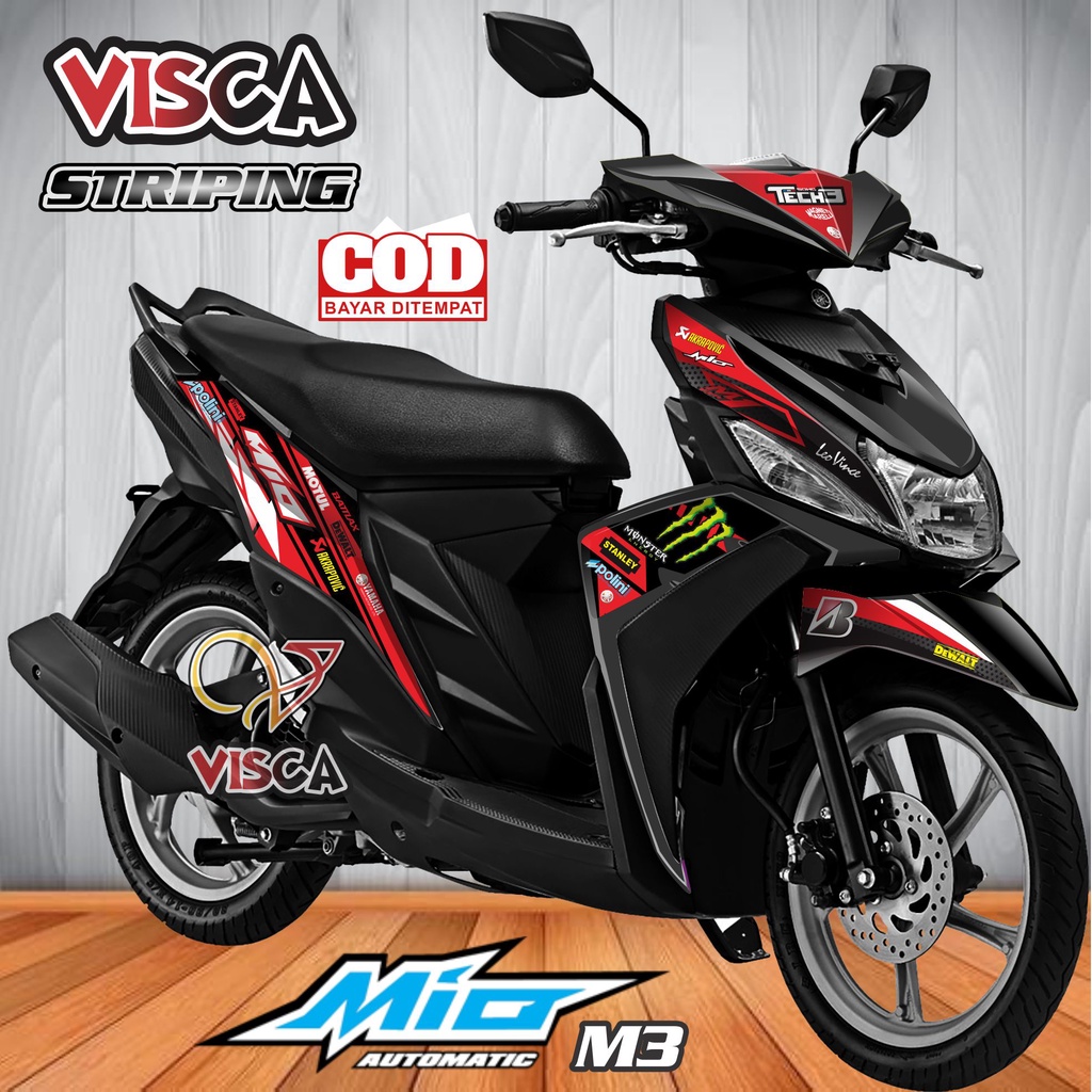 Jual Striping Mio M3 - Stiker Sticker Striping Variasi Lis Yamaha