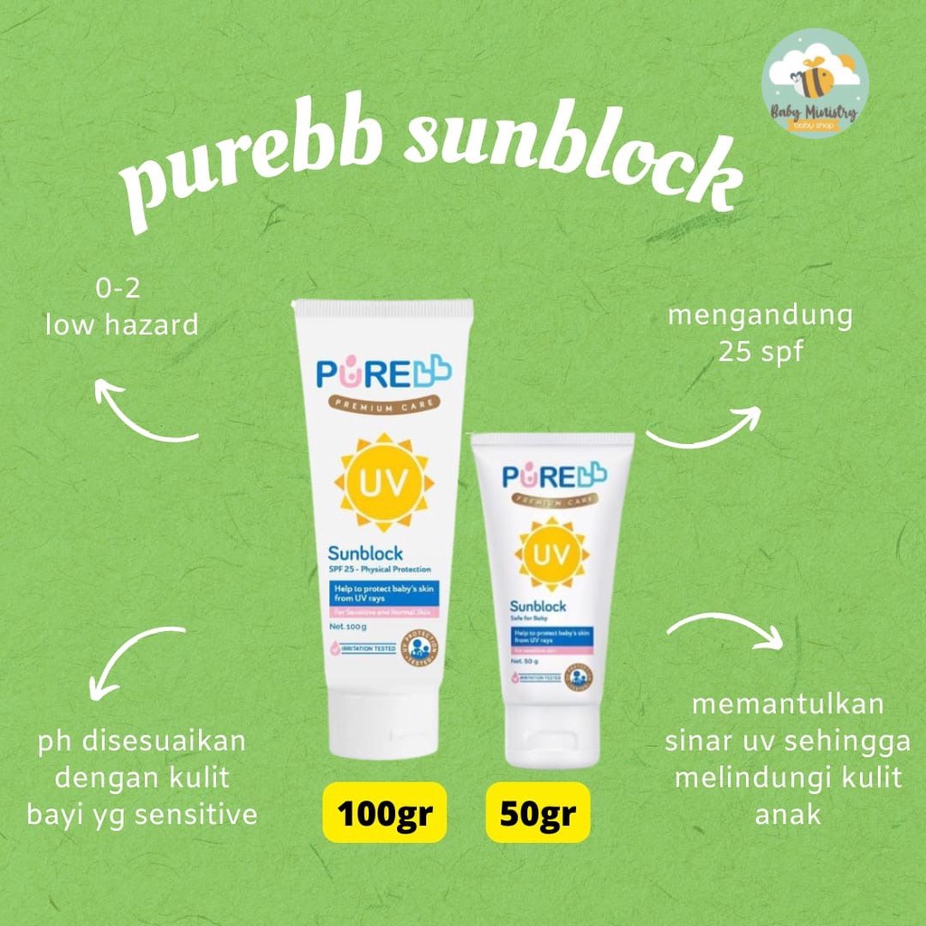 Pure store baby sunblock