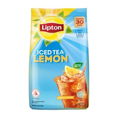 Jual Teh lychee leci lecy peach lemon bubuk Lipton ice iced tea powder ...