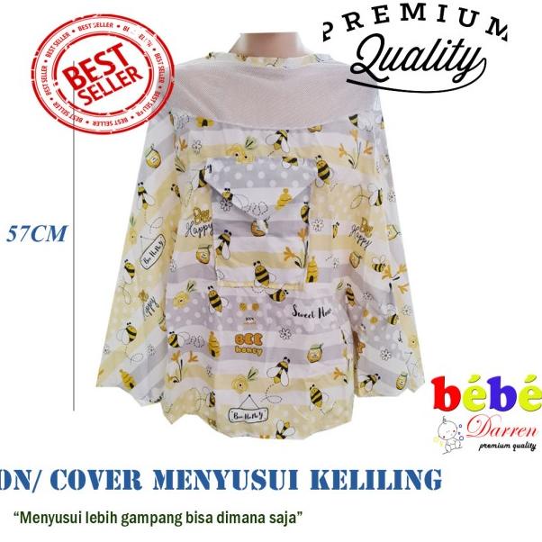 Jual Apron cover Menyusui asi Celemek Kain Penutup busui keliling ...