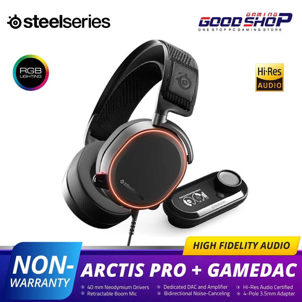 Jual Steelseries Arctis Pro RGB With GAME DAC (NON WARRANTY) Shopee