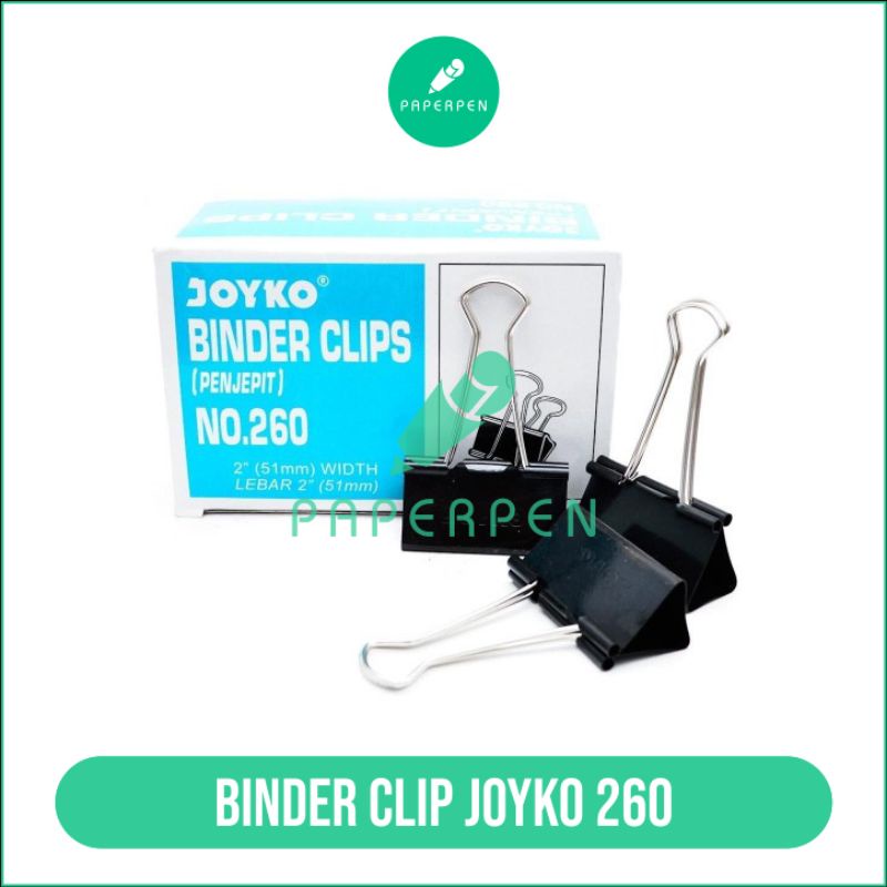 Jual (PCS) BINDER CLIP JOYKO 260 Shopee Indonesia