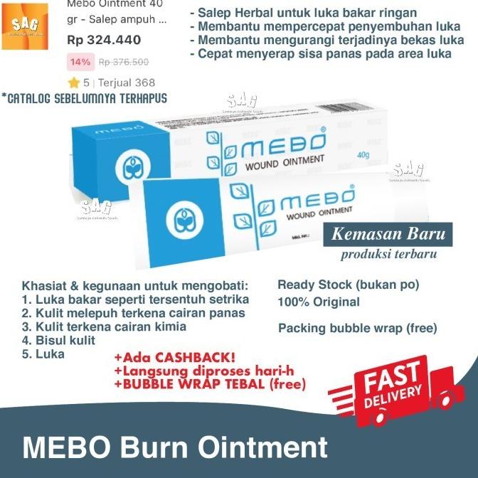 Jual Mebo Ointment Gr Salep Ampuh Bekas Luka Bakar Melepuh Bisul