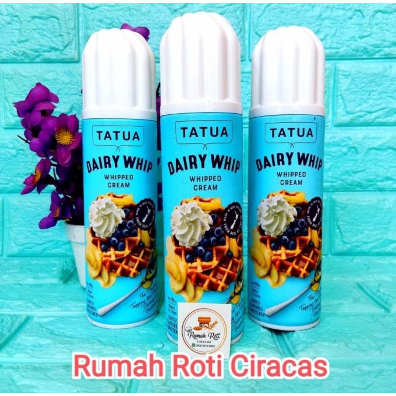 Jual AEROSOL TATUA WHIPPING CREAM 250GR SEMPROT PENCET DAIRY CREAM ...