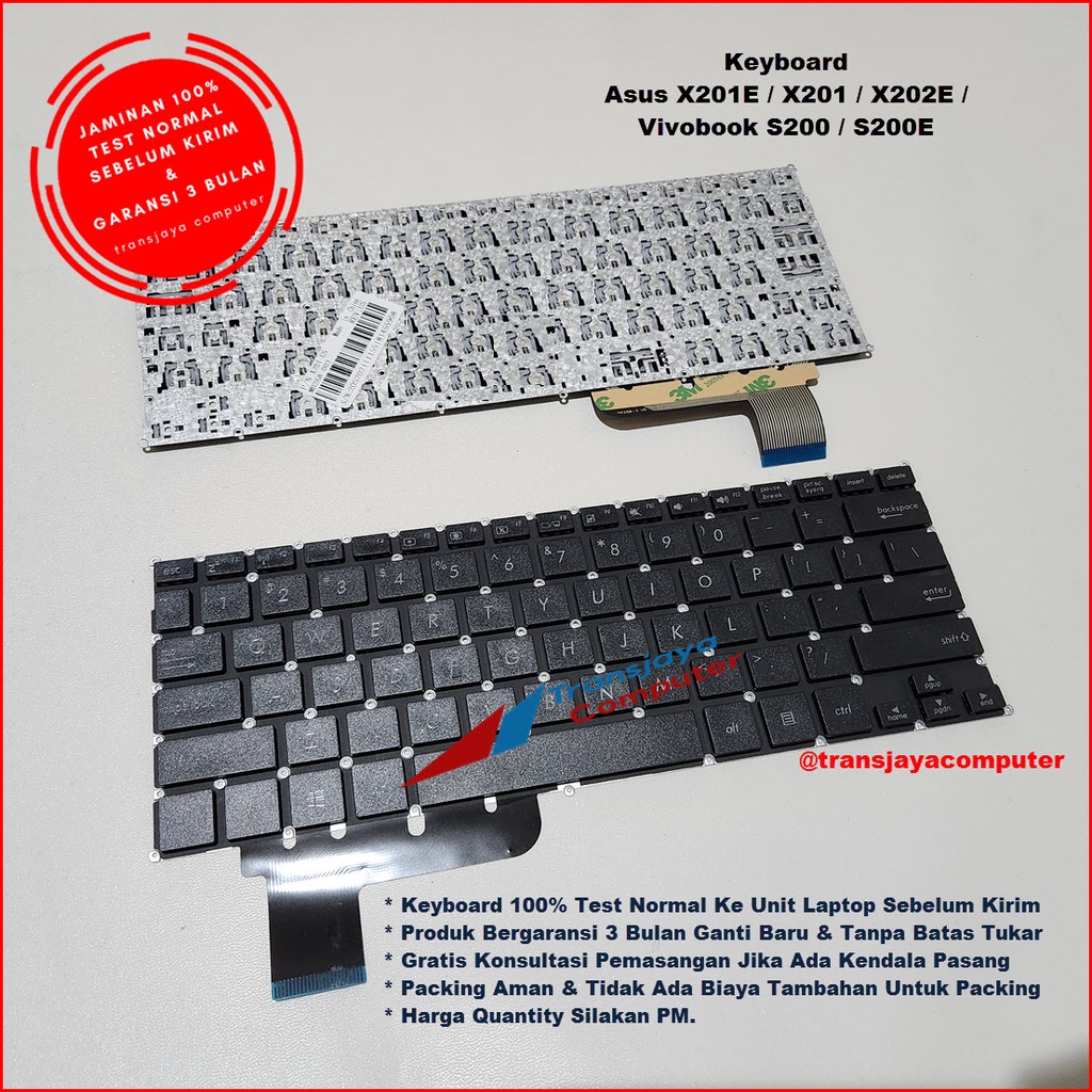 Teclado Asus S200 X201e X202e Q200e R200e R201e F201e F202e | Cuotas sin interés
