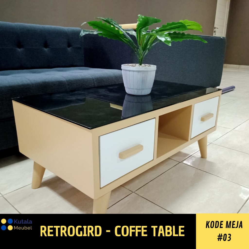 Jual Coffe Table - Retrogird 03 by Kutala Meubel | Shopee Indonesia
